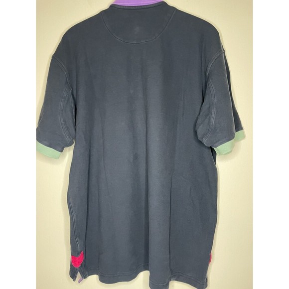 Orvis Multicolored Navy Polo Cotton Fishing Size Large - Picture 6 of 6